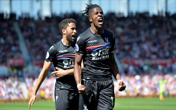 Image for Crystal Palace table new Zaha offer amid Liverpool interest
