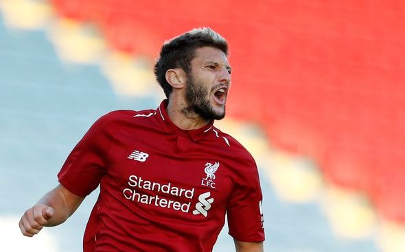 Image for Lallana set to be available for Merseyside derby