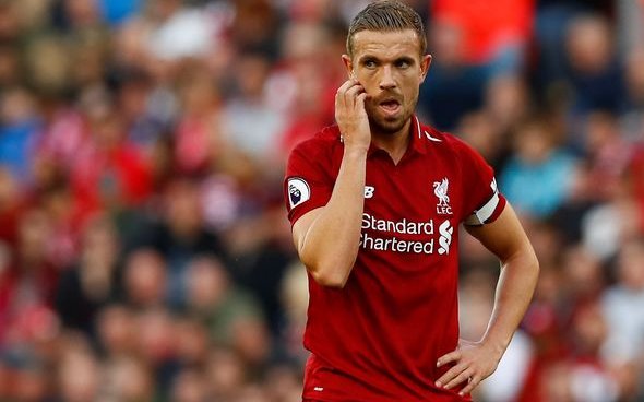 Image for Henderson could be doubt for Liverpool clash v Spurs