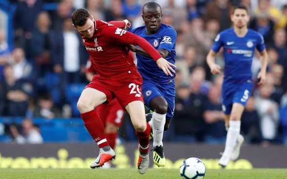 Image for Le Saux questions use of Kante during Liverpool clash