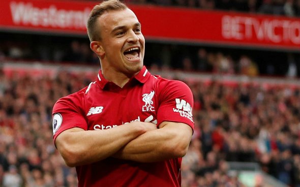 Image for Liverpool fans praise Xherdan Shaqiri’s contribution after reports hint at summer exit