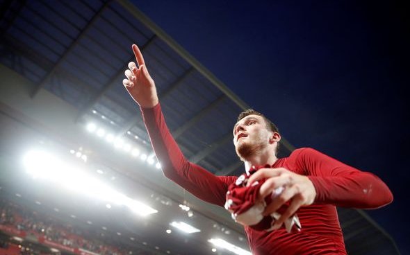 Image for Liverpool fans loved video clip of Andrew Robertson from 4-3 win over Manchester City in 2018