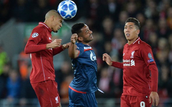 Image for Fabinho stakes claim with unflappable Red Star display
