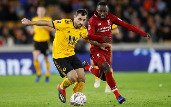 Image for Many Liverpool fans rip into Keita for Wolves display.