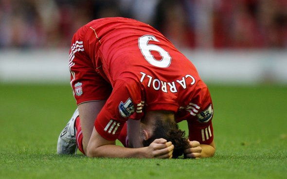 Image for Carroll googled Liverpool teammates