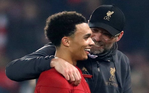 Image for Klopp gave Alexander-Arnold the match ball after Watford display