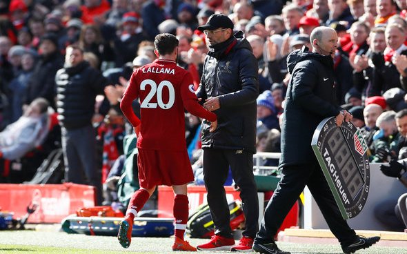 Image for Lallana and the Ox will give Klopp a positive headache next season