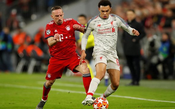 Image for Liverpool fans react to Ribery link