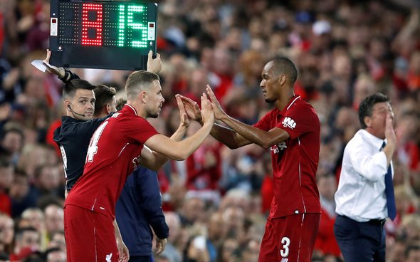 Image for Some Liverpool fans drool over Fabinho v Porto