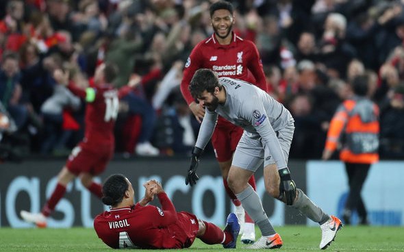 Image for Liverpool targeting Man United clash for Alisson’s return