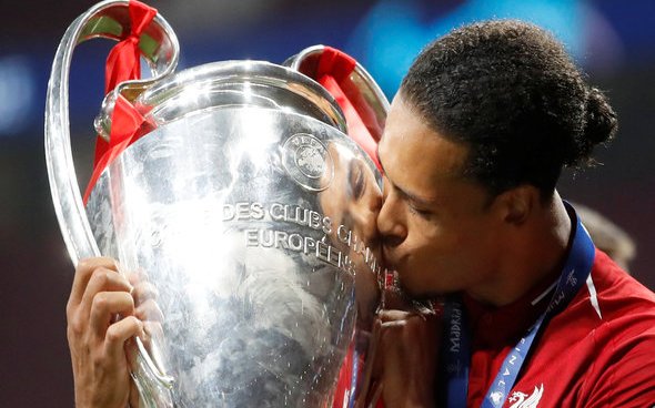 Image for Liverpool fans in awe of VVD reaction to song
