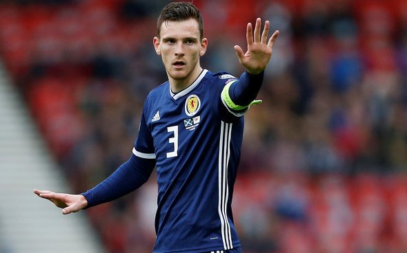 Image for Liverpool fans rave over Robertson’s Scotland showing