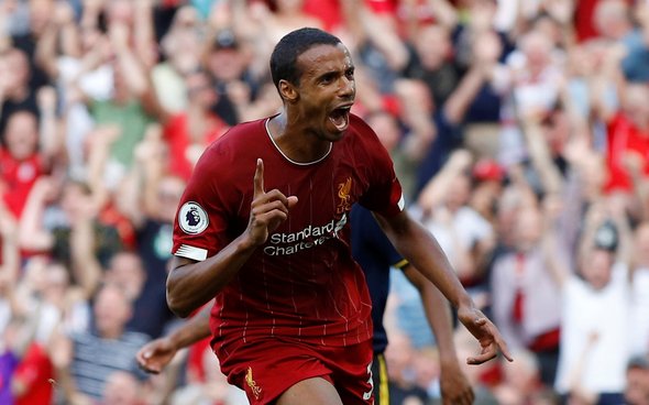 Image for Matip returns to full training, could play v Man United