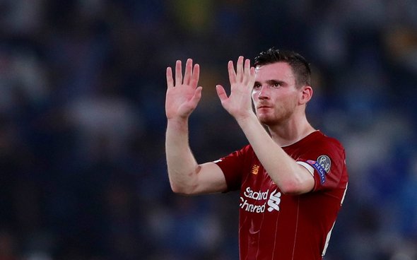 Image for Liverpool fans rip Robertson apart v Napoli