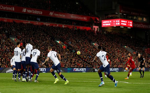 Image for Liverpool fans go wild for Alexander-Arnold v Tottenham