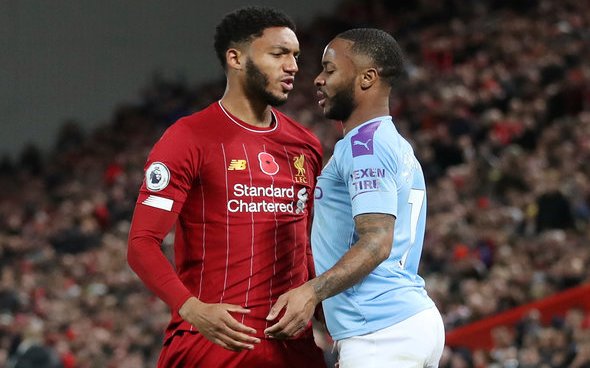 Image for Liverpool fans shut down Manchester City warning from Raheem Sterling