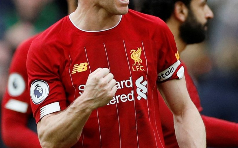 Image for Liverpool fans hail James Milner after viewing compilation of his 2019/20 goals