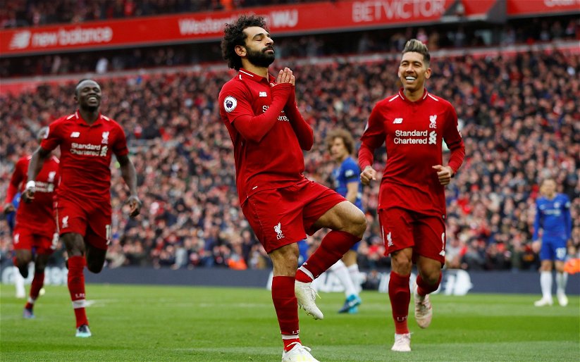 Image for Liverpool fans look back on Mohamed Salah’s stunning strike against Chelsea one year ago today