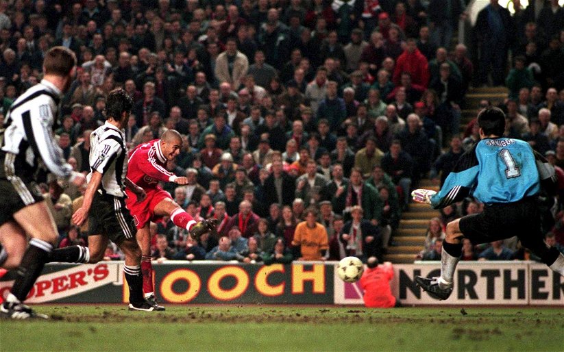 Image for On This Day (3 April): Stan Collymore seals Liverpool victory in epic Anfield encounter
