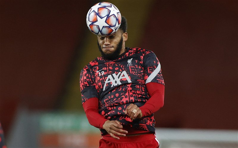 Image for Liverpool fans encouraged as Joe Gomez steps up return from injury