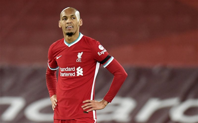 Image for Pep Lijnders admits Fabinho midfield decision dented title hopes