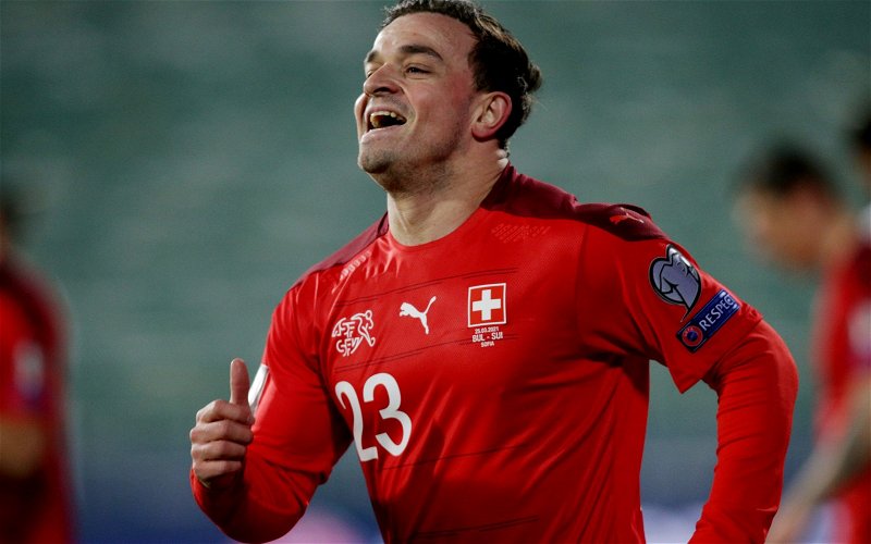 Image for Host of fans laud Xherdan Shaqiri after influential Switzerland outing