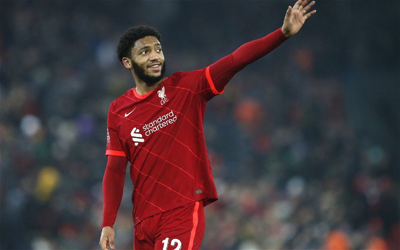 Image for Joe Gomez tipped for Liverpool summer exit
