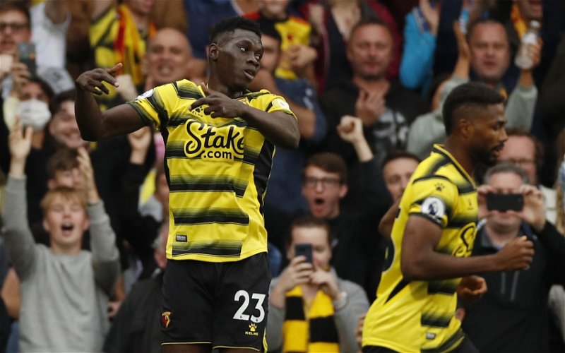 Image for Liverpool eyeing up a move for Watford winger Ismaila Sarr