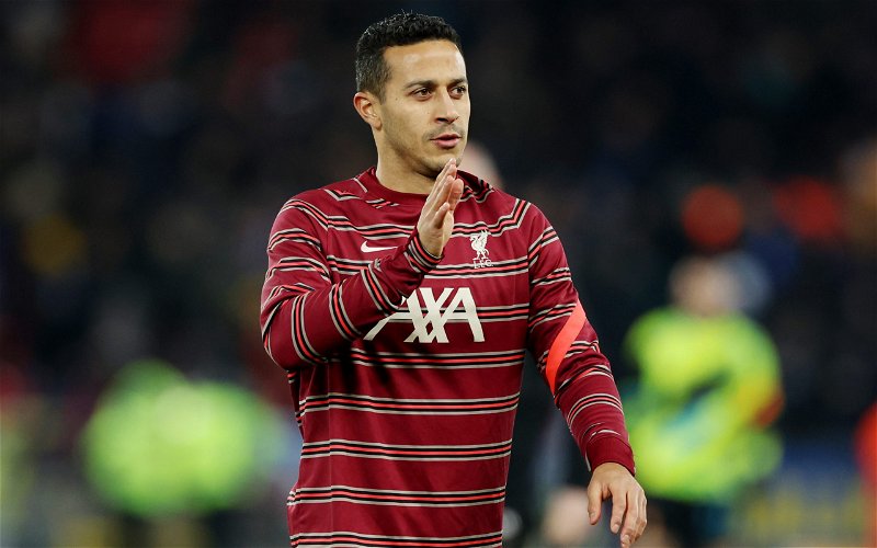 Image for Gary Lineker hails Thiago a “superb player” following Manchester United display