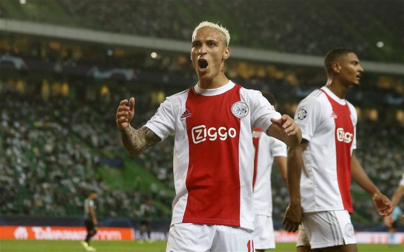 Image for Liverpool make approach for Ajax winger Antony