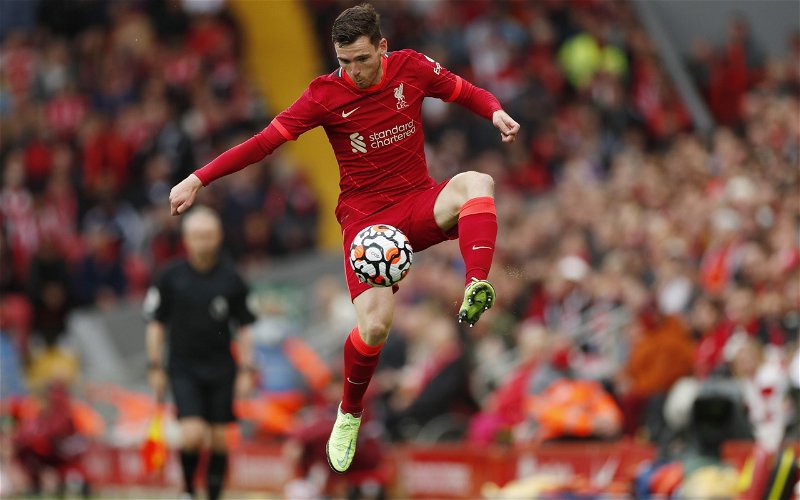 Image for Liverpool boosted as Andy Robertson’s likely injury return date revealed