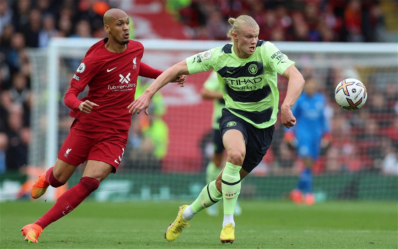 Image for Fabinho “wasn’t so worried” about facing Erling Haaland