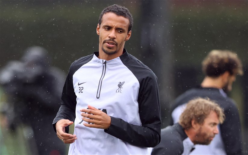 Image for Key update emerges over Joel Matip’s Liverpool future
