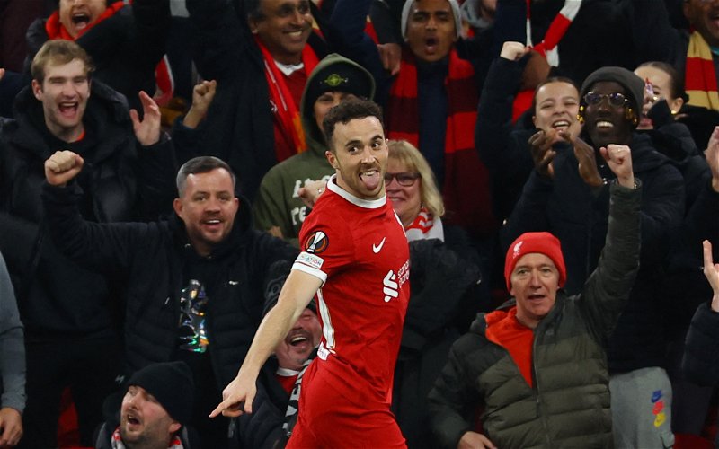 Image for Liverpool suffer major Diogo Jota injury blow
