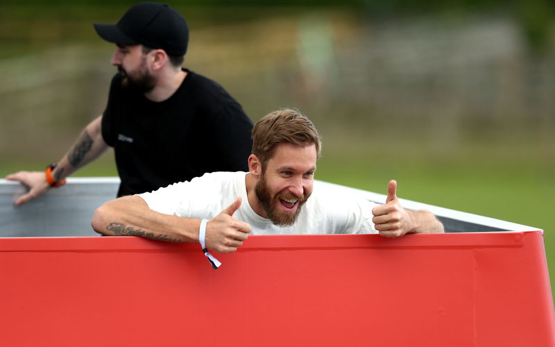 Image for Calvin Harris says Virgil van Dijk told him he was doing the bus parade – His response was classic