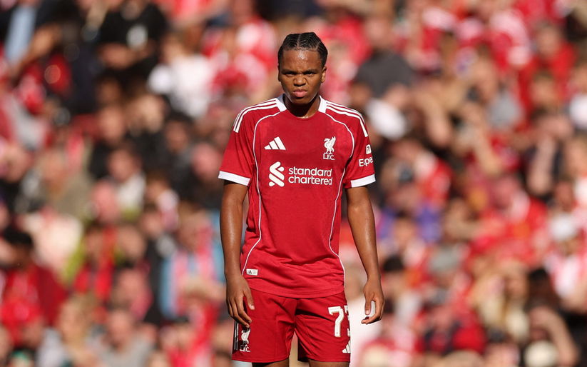 Image for Arne Slot must not rush 17-year-old super-talent Rio Ngumoha after mesmerising Anfield display