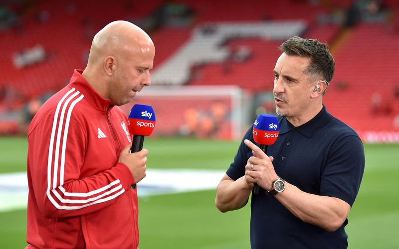 Image for Gary Neville urges Arne Slot to drop ego to overturn Liverpool’s worrying form