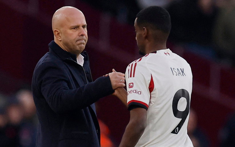 Image for Liverpool staff encouraged by positive signs from Alexander Isak during injury recovery