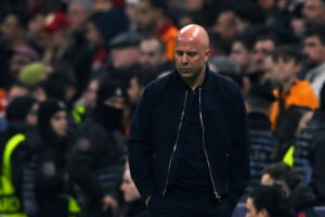Liverpool's Dutch manager Arne Slot reacts during the UEFA Champions League round of 16 first leg football match between Galatasaray SK and Liverpool FC at the Ali Sami Yen Sports Complex in Istanbul on March 10, 2026.